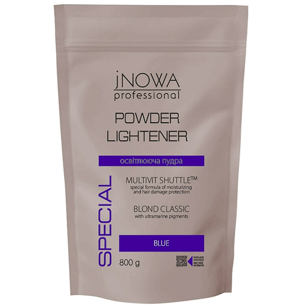 Освітлююча пудра синя з антижовтим ефектом - Jnowa Professional Powder Lightener Blond Classic