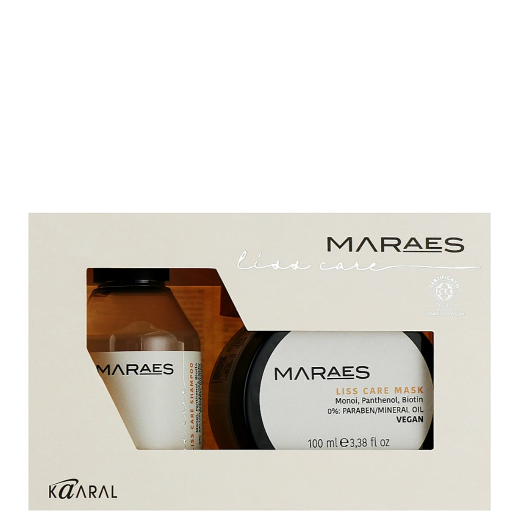 Набір для прямого волосся - Kaaral Maraes Liss Care Travel Kit