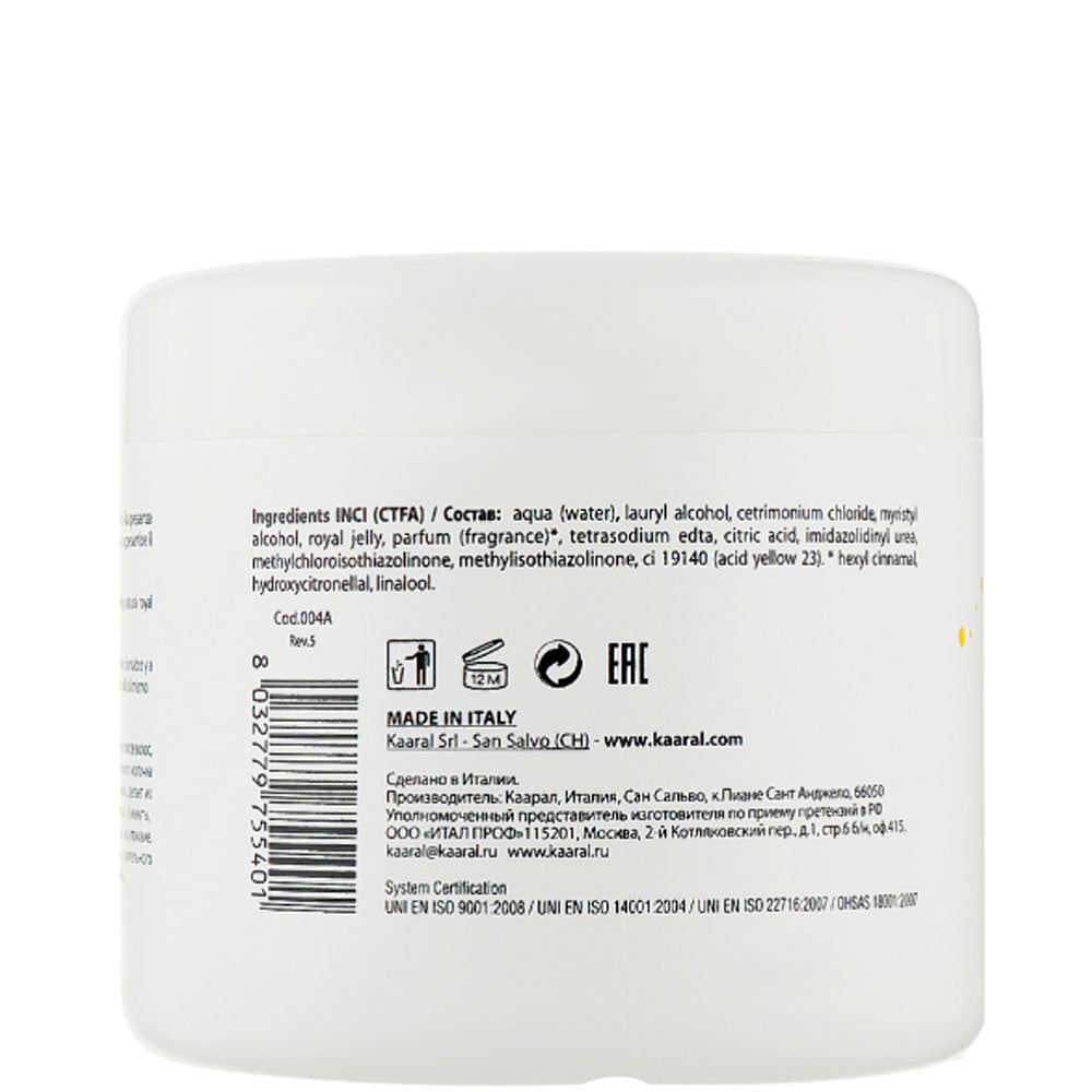 Kaaral Maxi Royal Jelly Cream - Маска с пчелиным маточным молочком