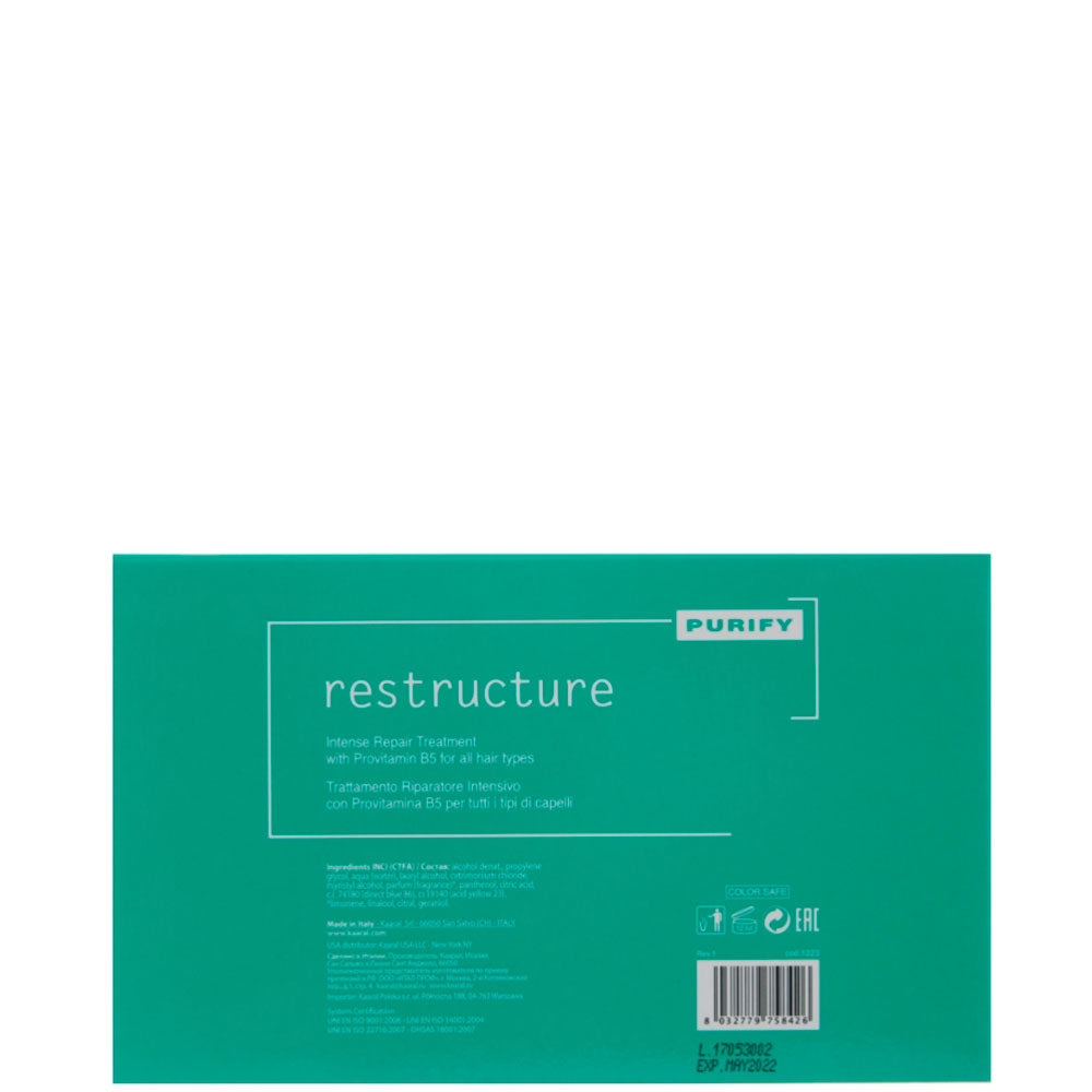 Kaaral Purify Restructure Intense Repair Treatment – Интенсивно-восстанавливающий комплекс с провитамином В5