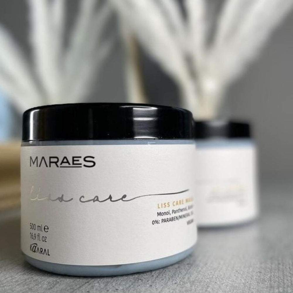 Маска для прямых волос с пантенолом и биотином - Kaaral Maraes Liss Care Mask
