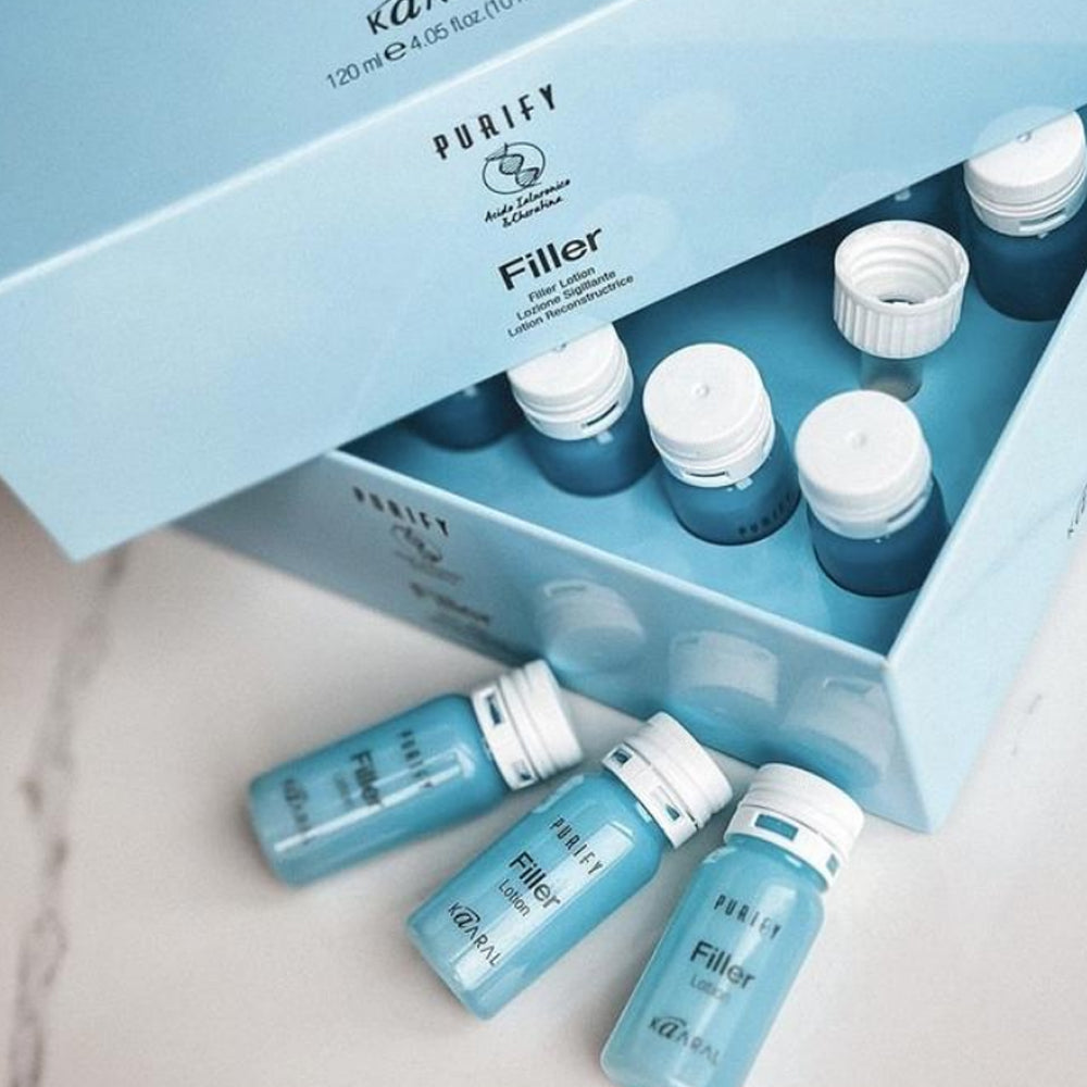 Лосьон-реконструктор для волос с кератином и гиалуроновой кислотой - Kaaral Purify Filler Lotion