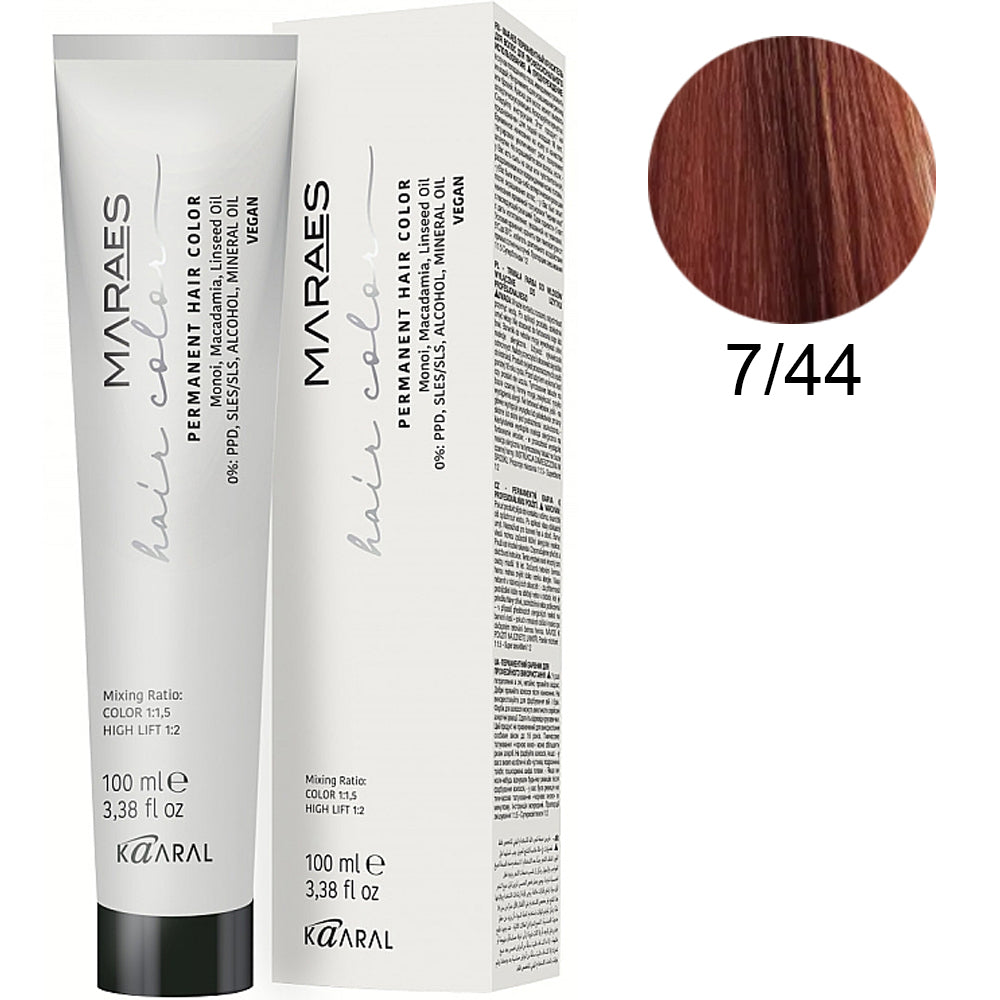 Kaaral Maraes Vegan Permanent Hair Color 100 ml - Перманентная краска для волос 100 мл