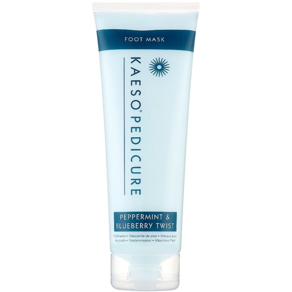 Освежающая маска для ног - Kaeso Pedicure Peppermint & Blueberry Twist Foot Mask