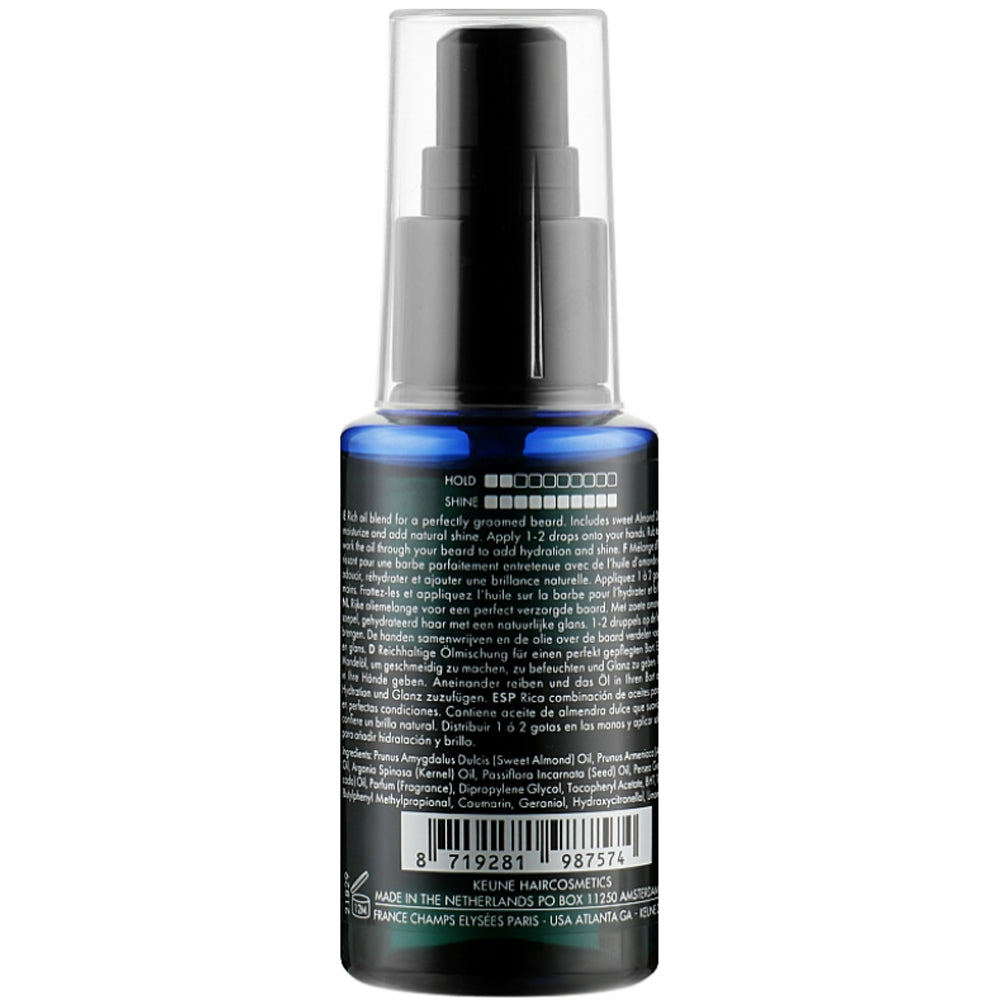 Масло для бороды для мужчин - Keune 1922 Beard Oil Distilled For Men