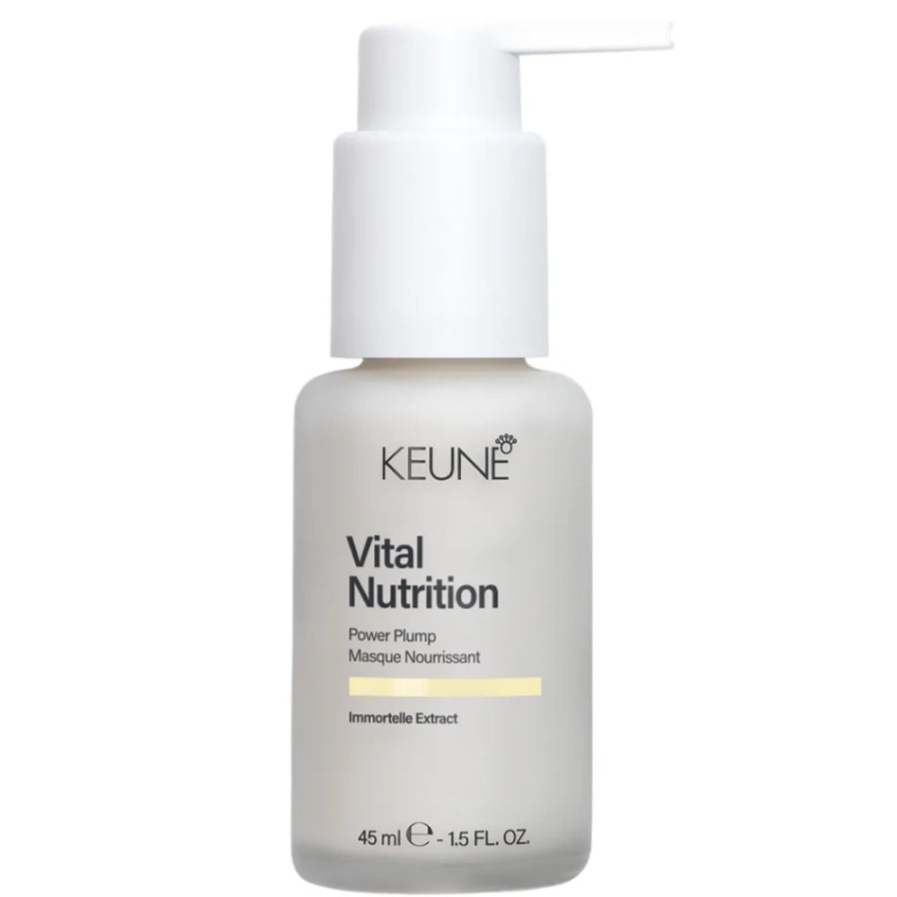 Незмивний гель-крем для зміцнення та термозахисту волосся - Keune Vital Nutrition Power Plump