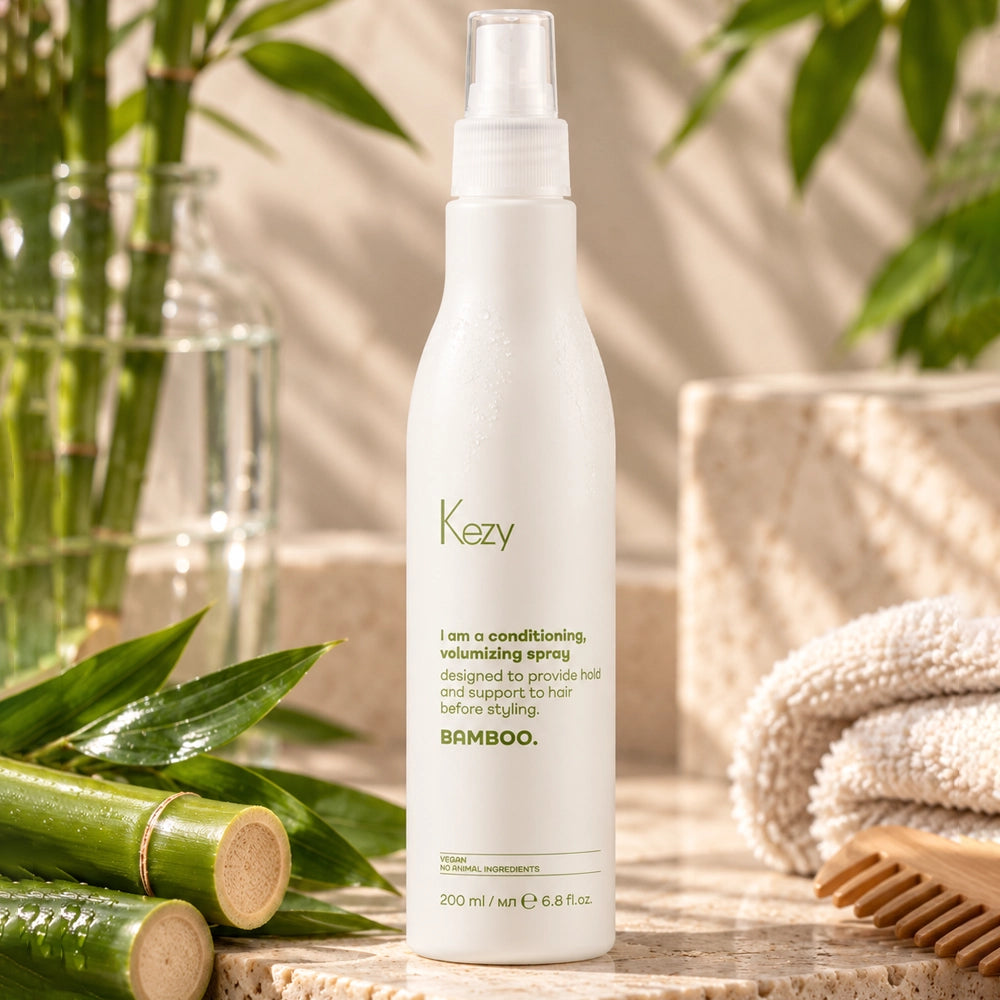 Спрей кондиціонер для об’єму тонкого волосся - Kezy Bamboo фото