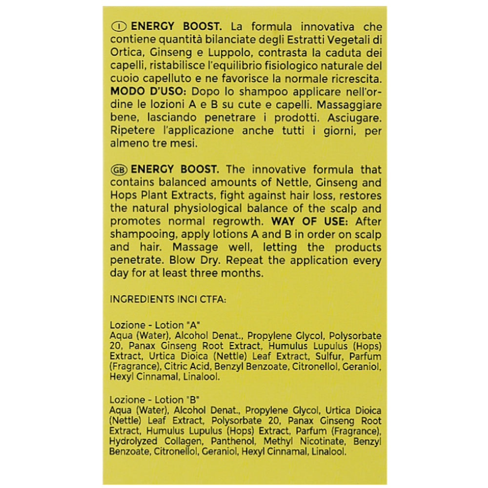 Лосьйон від випадіння волосся - Kleral System Bcosi Energy Boost Extra Boost Action