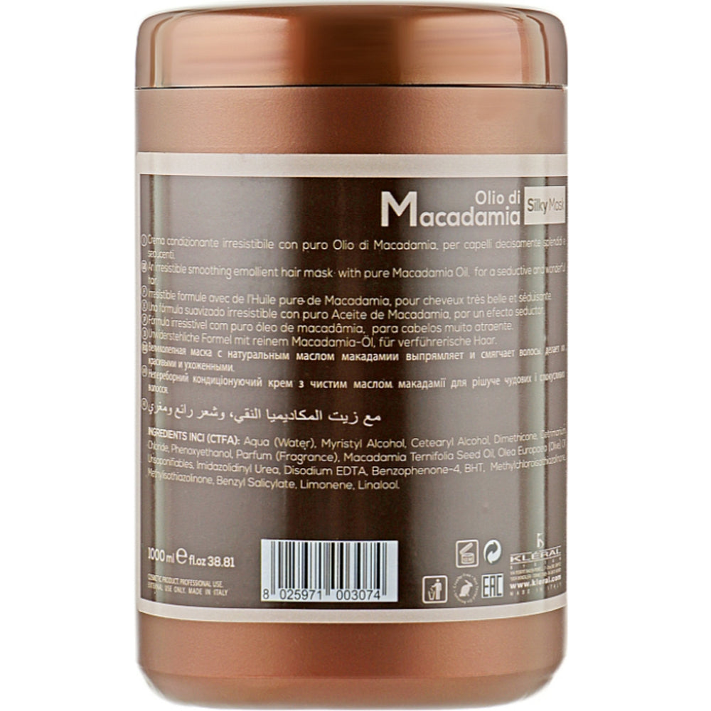 Kleral System Macadamia Silky Mask - Маска-шелк с маслом макадамии