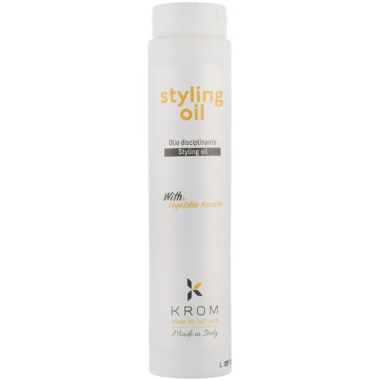 Олія для стайлінгу з рослинним кератином - Krom Styling Oil