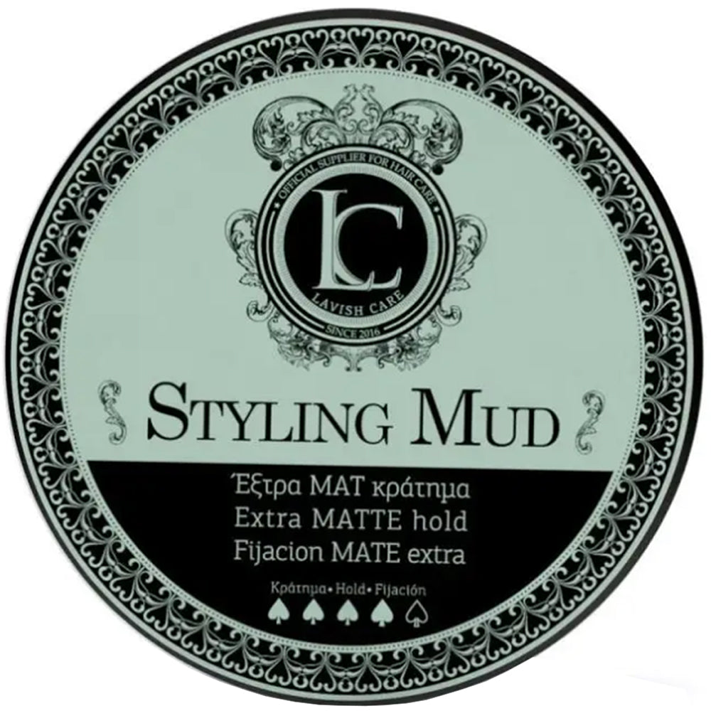 Стайлінгова глина сильної матової фіксації - Lavish Care Styling Mud Extra Matte Hold