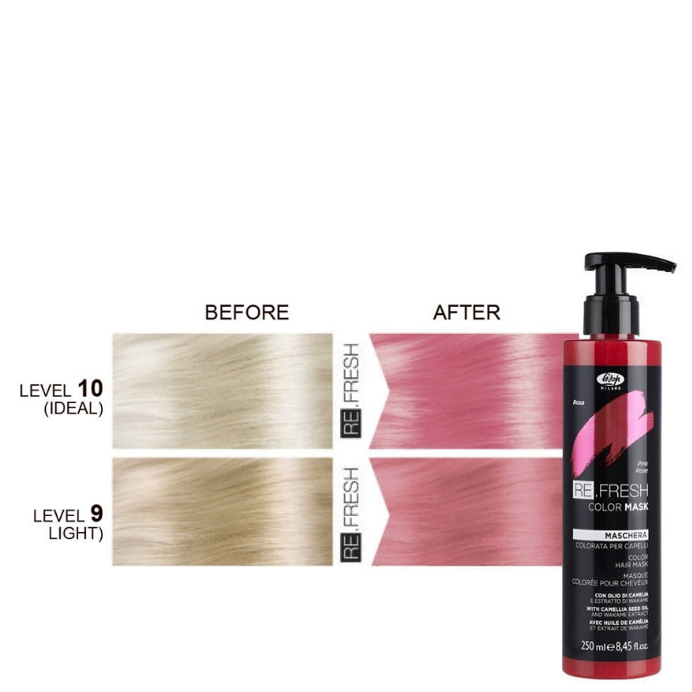 Безаміачна тонуюча маска для волосся 250 мл - Lisap Re.Fresh Color Mask