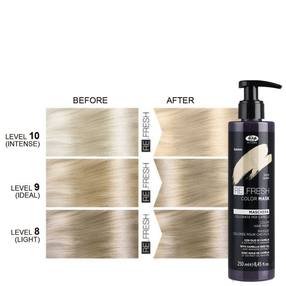 Безаміачна тонуюча маска для волосся 250 мл - Lisap Re.Fresh Color Mask