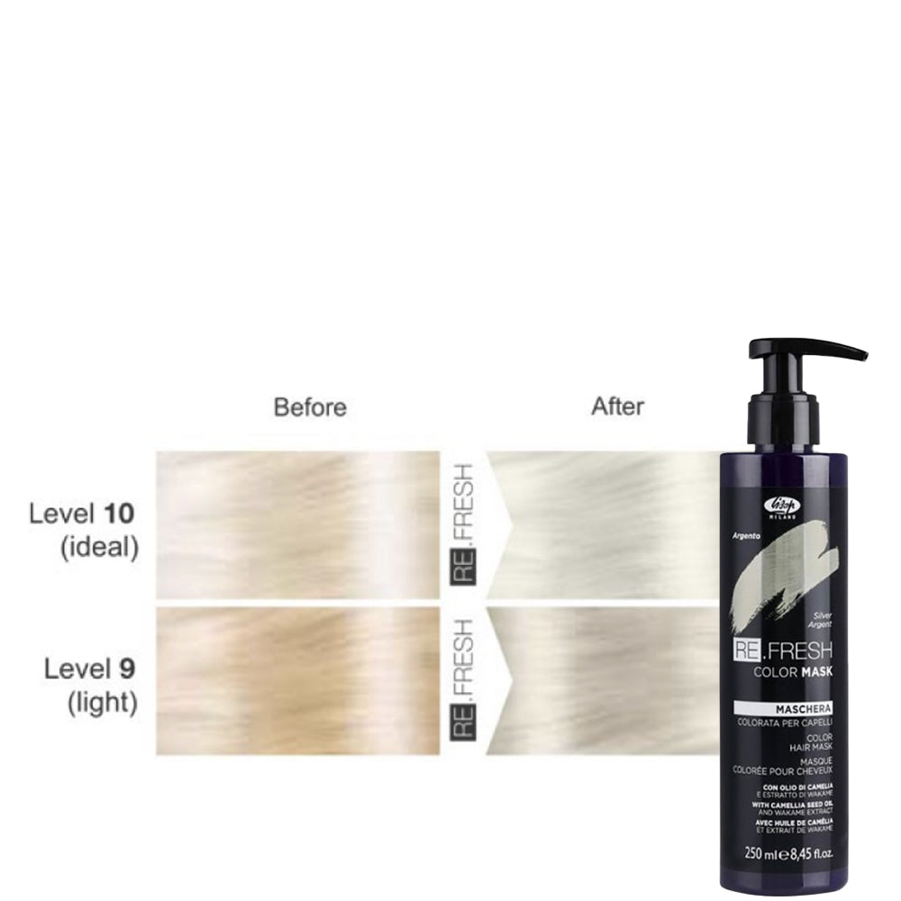 Безаміачна тонуюча маска для волосся 250 мл - Lisap Re.Fresh Color Mask