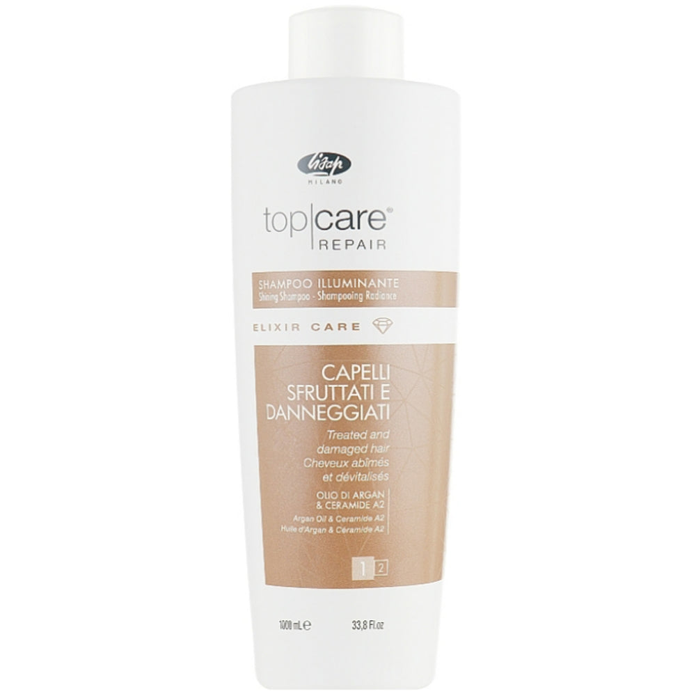 Lisap Top Care Repair Elixir Care Shining Shampoo - Шампунь для блиску волосся