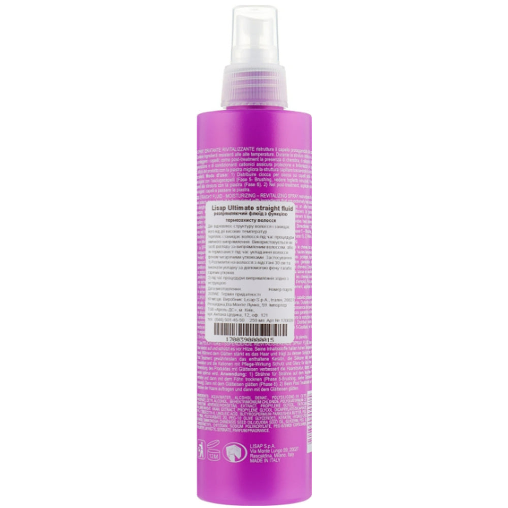 Спрей для термозахисту та укладання волосся - Lisap Ultimate K Revitalizing Protective & Styling Spray