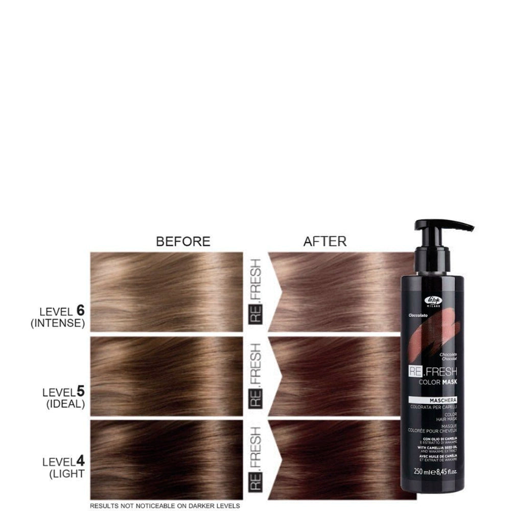 Безаммиачная тонирующая маска для волос 250 мл - Lisap Re.Fresh Color Mask