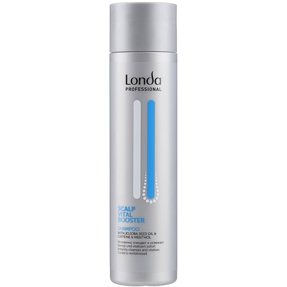 Londa Scalp Vital Booster Shampoo - Шампунь зміцнюючий з олією жожоба, кофеїном та ментолом