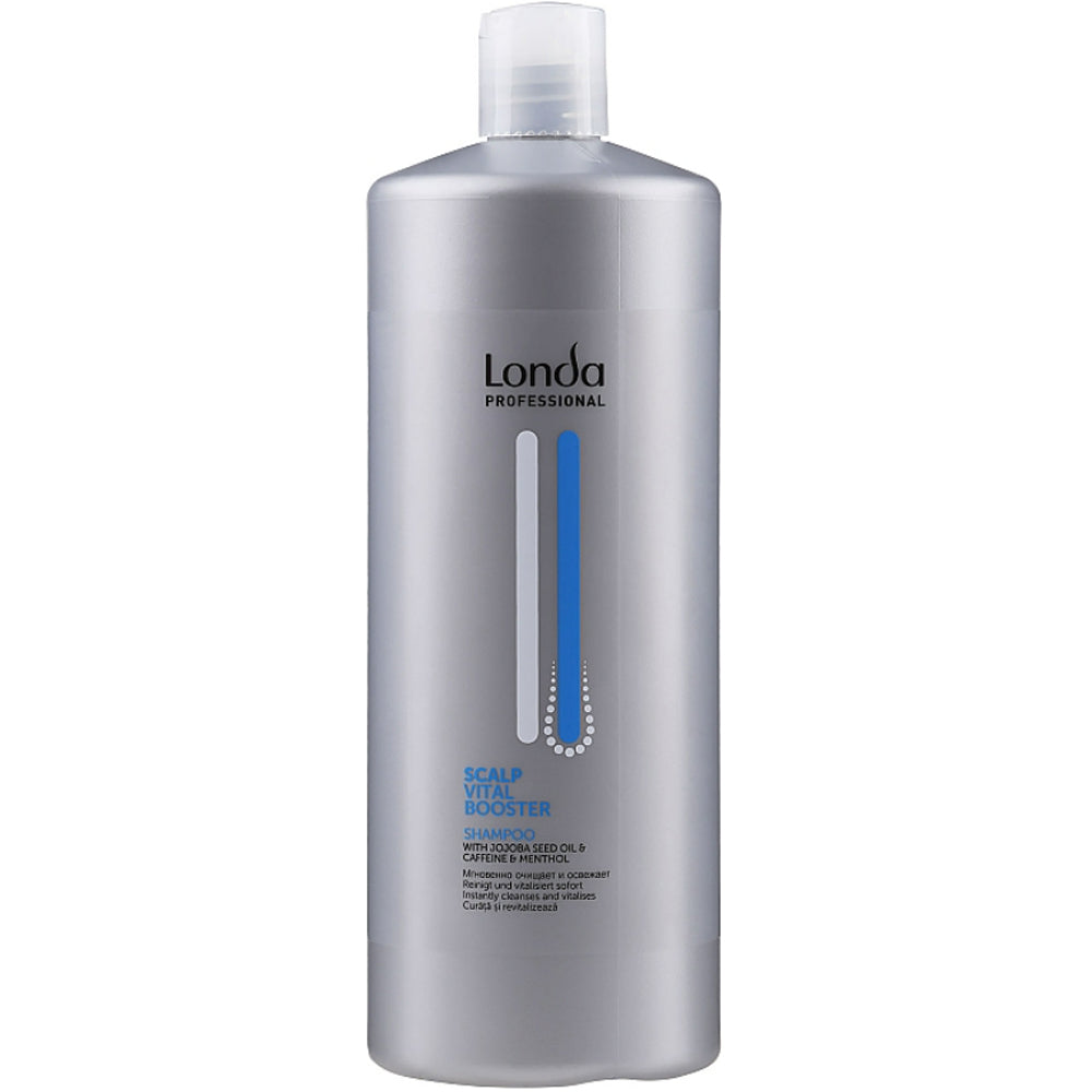 Londa Scalp Vital Booster Shampoo - Шампунь зміцнюючий з олією жожоба, кофеїном та ментолом