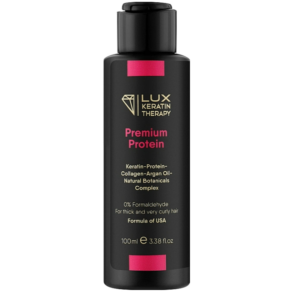 Lux Keratin Therapy Premium Protein - Средство для выпрямления толстых и очень кучерявых волос
