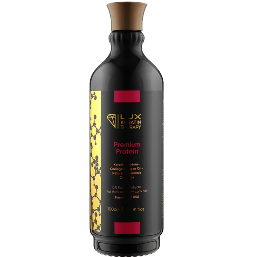 Lux Keratin Therapy Premium Protein - Средство для выпрямления толстых и очень кучерявых волос