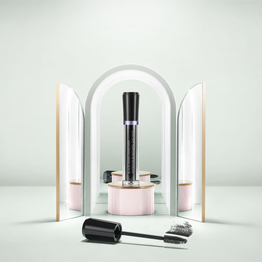 Nano туш-догляд з CU-пептидом для вій (+25%) - M2Beaute Black Nano Mascara Nutrition & Natural Growth