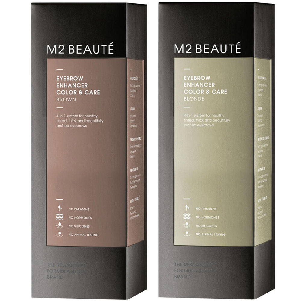 Тушь-уход с CU-пептидом для бровей (+25%) - M2Beaute Eyebrow Enhancer Color&Care 6ml