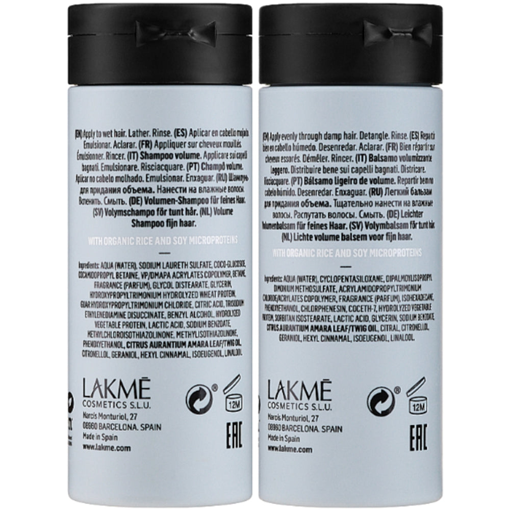 Дорожній набір для тонкого волосся - Lakme Teknia Body Maker Travel Kit
