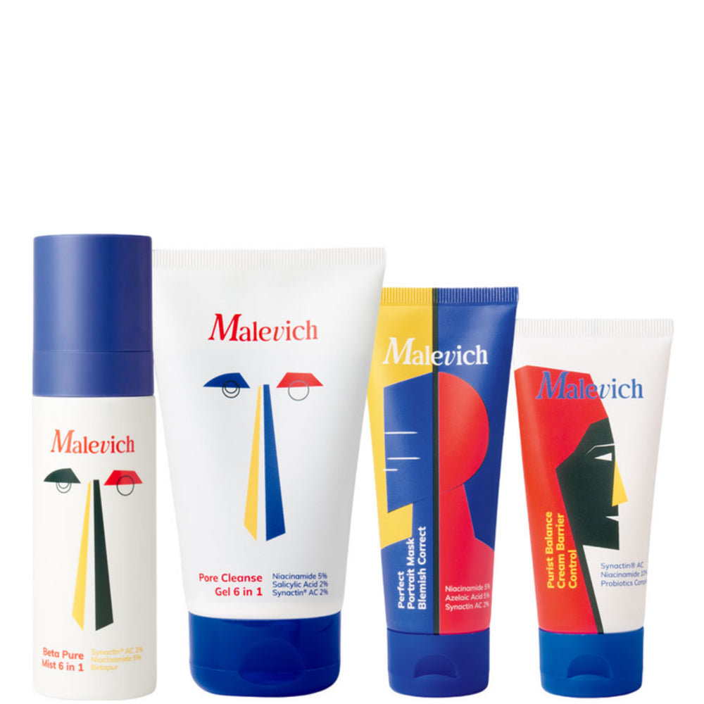 Подарочный набор для жирной и проблемной кожи - Malevich Beta Pure Kit