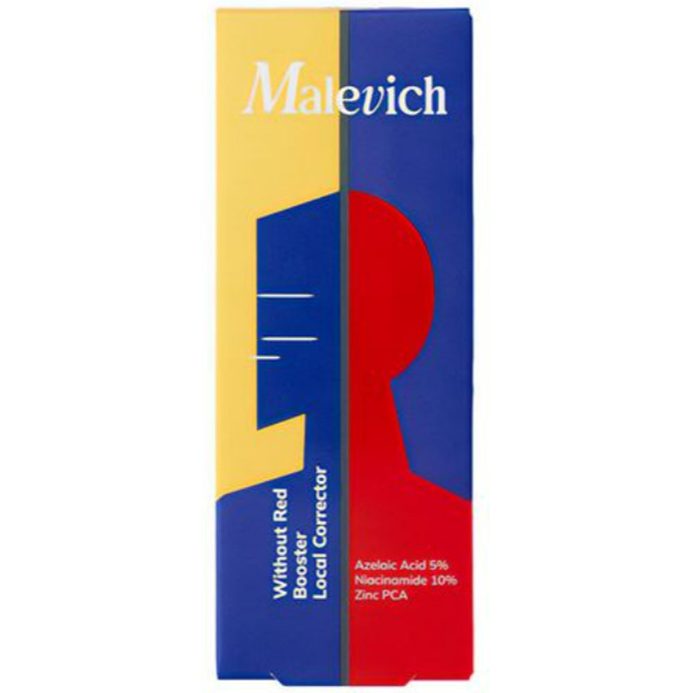 Протизапальний локальний бустер для обличчя - Malevich Without Red Booster Local Corrector