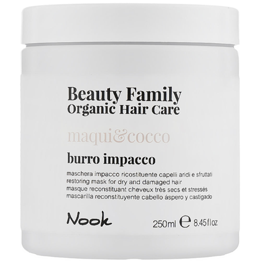 Восстанавливающий кондиционер для сухих и поврежденных волос - Nook Beauty Family Maqui & Cocco Crema Souffle