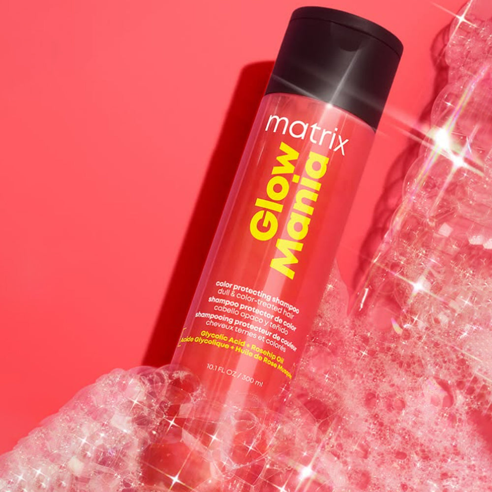 Шампунь з ефектом ламінування для захисту кольору - Matrix Glow Mania Color Protecting Shampoo
