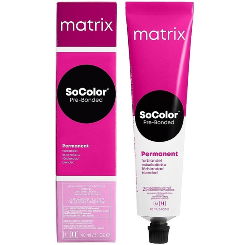 Перманентная краска для волос 90 мл - Matrix SoColor Pre-Bonded