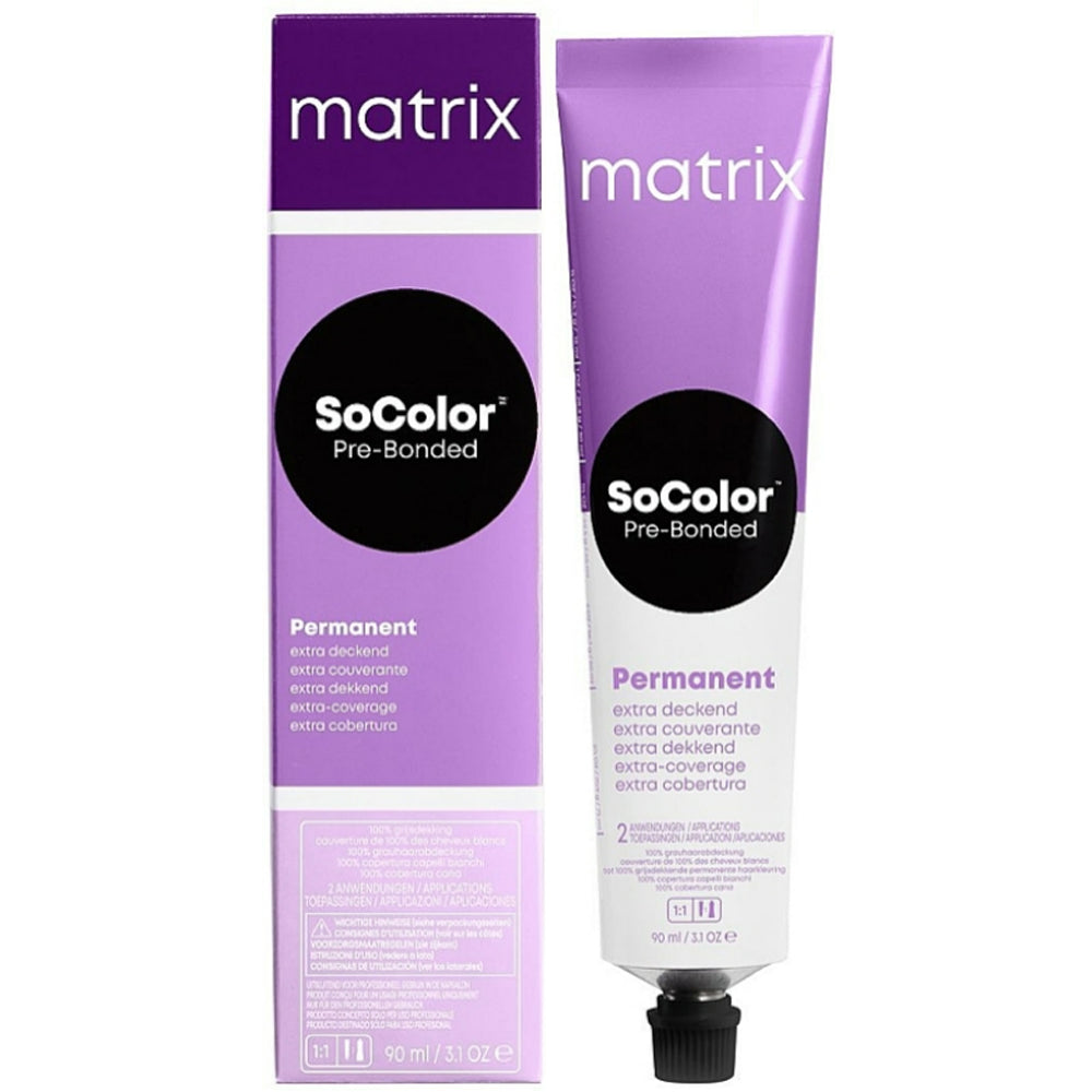 Перманентна фарба для зафарбовування сивини 90 мл - Matrix SoColor Extra Coverage