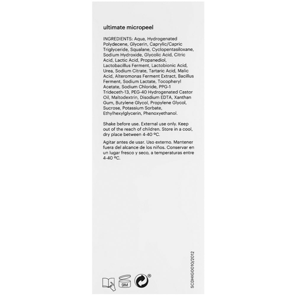 Освітлюючий пілінг Mesoestetic склад