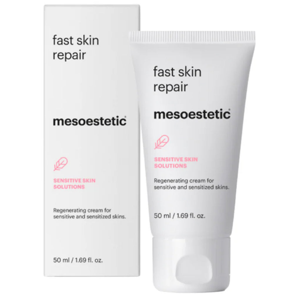 відновлюючий крем після процедур Mesoestetic упаковка