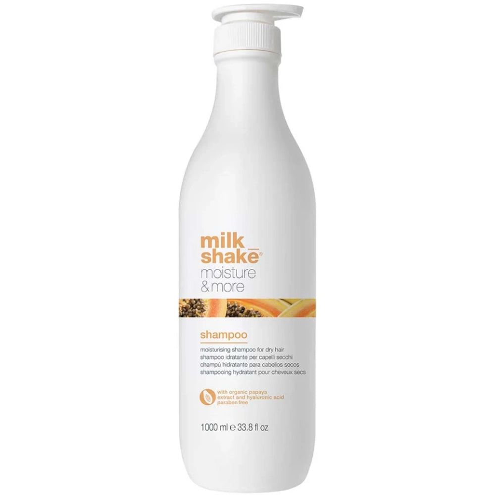 Шампунь для сухого та зневодненого волосся - Milk Shake Moisture & More 1000 мл