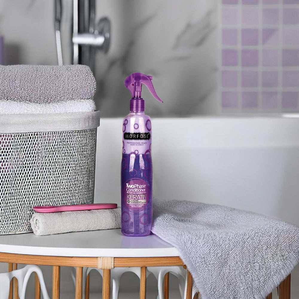 Кондиционер двухфазный с кератином - Morfose Keratin Two Phase Conditioner