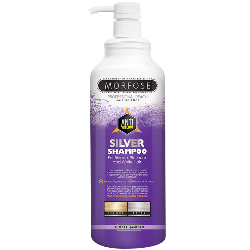 Серебряный шампунь для волос - Morfose Silver Shampoo
