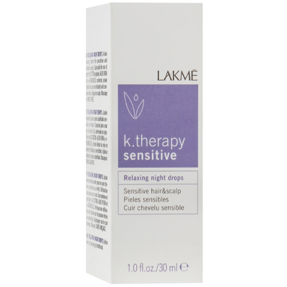 Розслаблюючі нічні краплі для чутливої шкіри голови - Lakme K.Therapy Sensitive Relaxing Night Drops