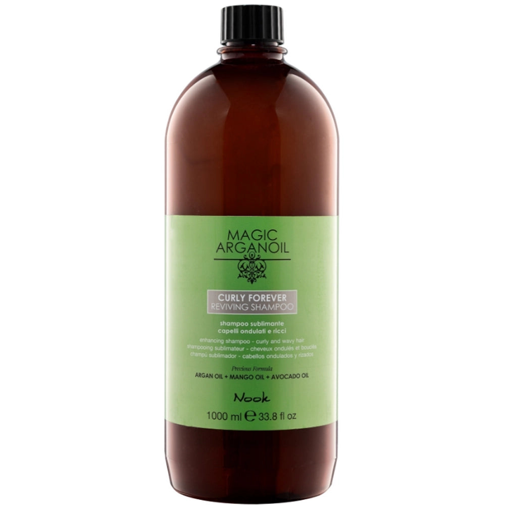 Відновлювальний шампунь для хвилястого та кучерявого волосся - Nook Magic Arganoil 1000