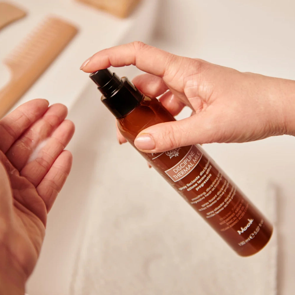 Термозахисне молочко-спрей для гладкості волосся - Nook Magic Arganoil Discipline 5