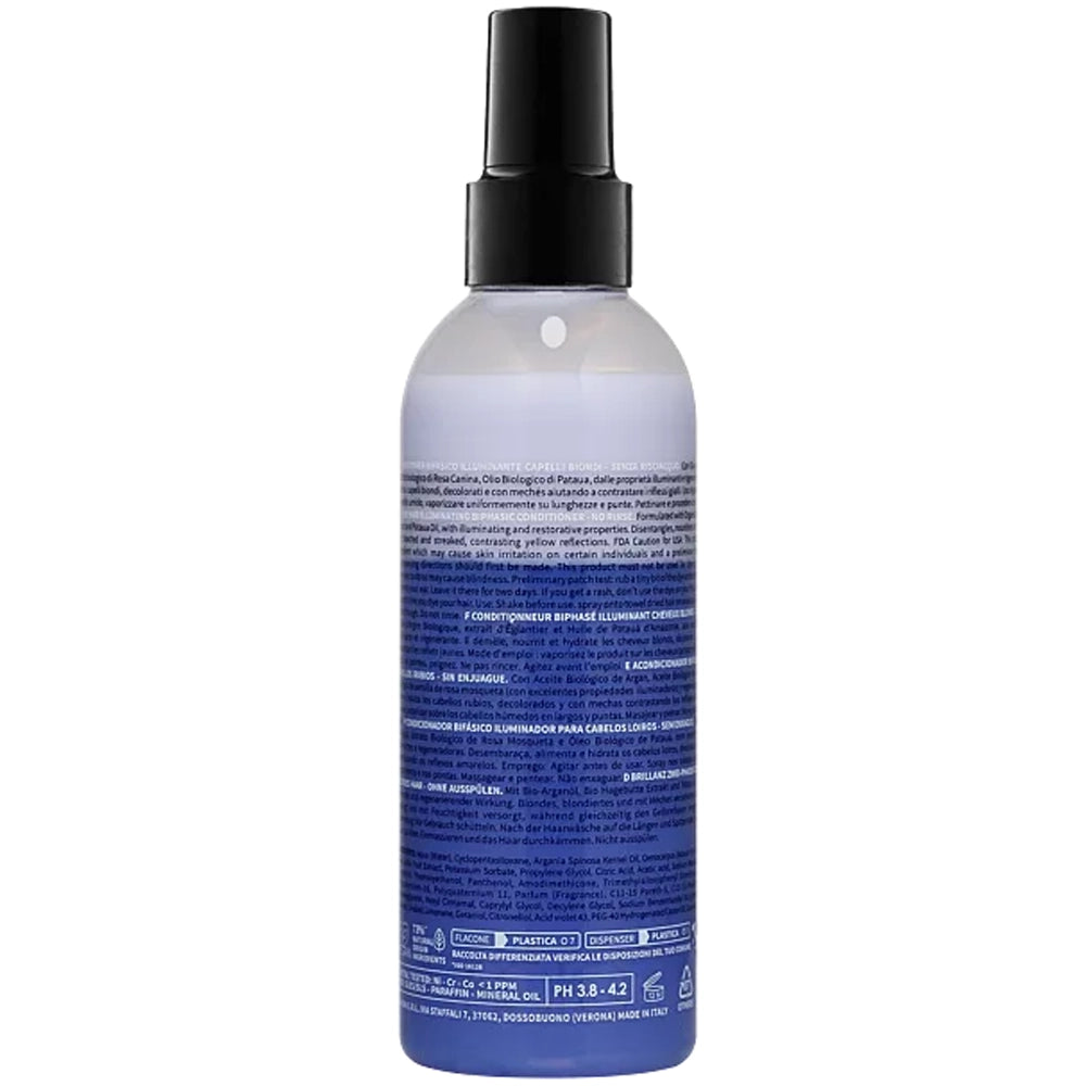 Двофазний незмивний кондиціонер для волосся - Nook Magic Arganoil Ritual Blonde склад
