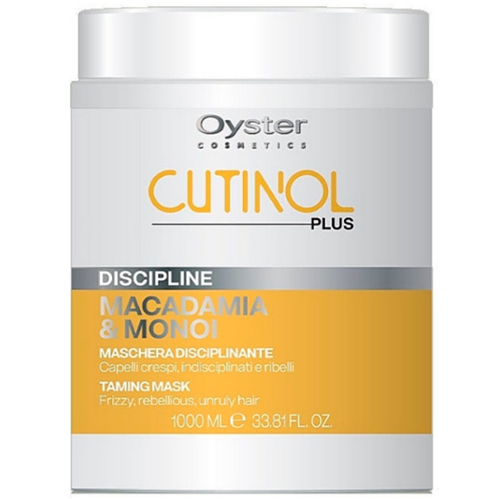 Маска для неслухняного волосся - Oyster Cutinol Plus Macadamia & Monoi Oil Discipline Mask