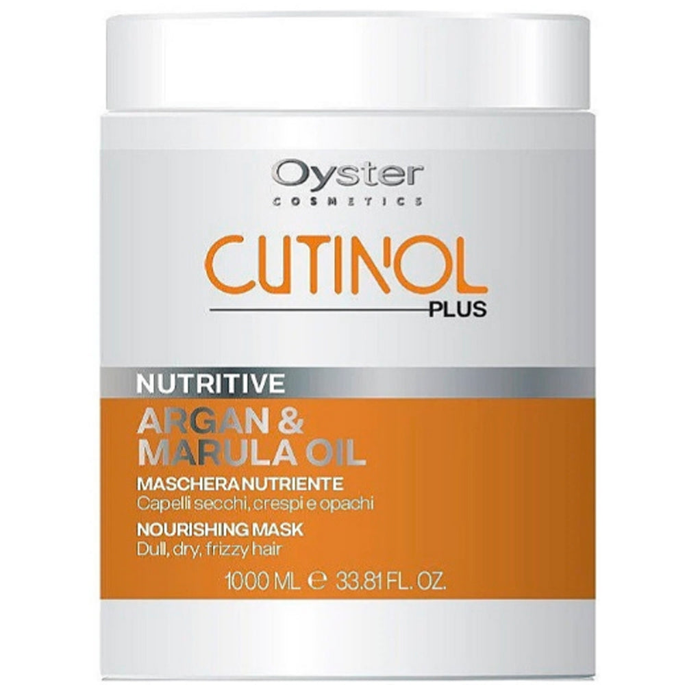 Маска поживна для сухого волосся - Oyster Cutinol Plus Argan & Marula Oil Nourishing Mask