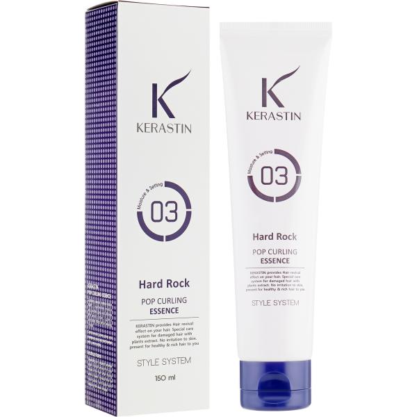 PL Cosmetic Kerastin Hard Rock Pop Curling Essence - Крем для локонов