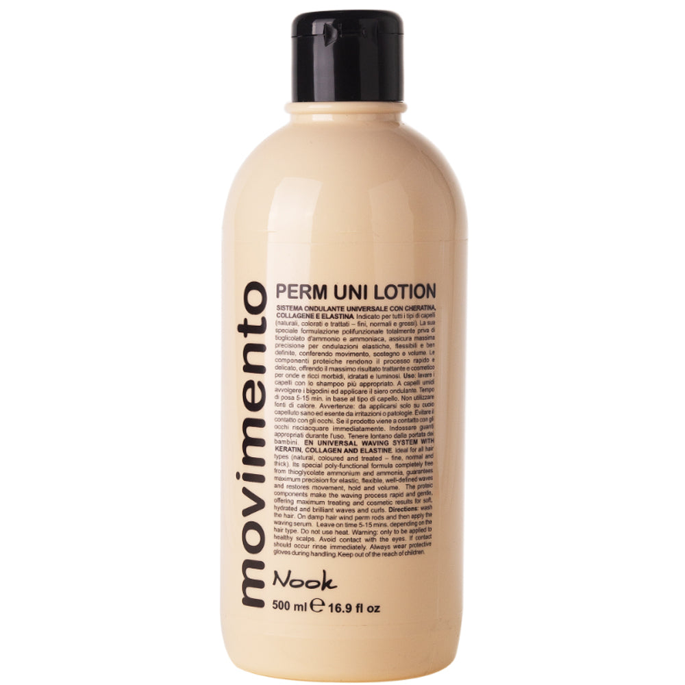 Nook Movimento Perm Uni Lotion — Лосьон для завивки без аммиака с кератином и коллагеном