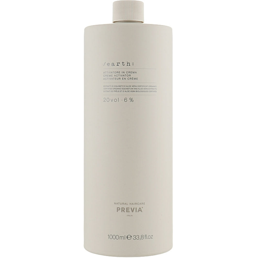 Крем-активатор для волос - Previa Earth 20 Vol 6%