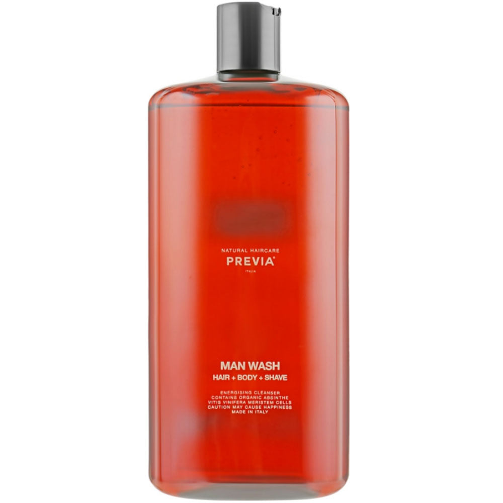 Ванна для тіла і волосся - Previa Man Wash 1000 мл