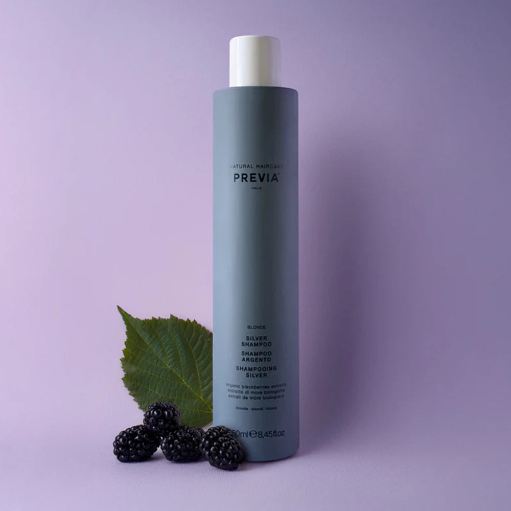 Шампунь Срібний блиск - Previa Blackberry Silver Shampoo 5